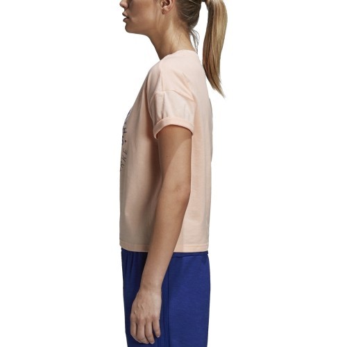 Adidas blūze Emblem Tee Haze Coral DJ1604
