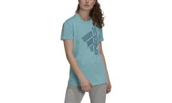 Женская футболка Adidas W Vrtcl Zbr G, синяя GS4155