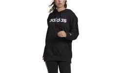 Женская толстовка Adidas W Lin Ov Hoodie Black GL0765