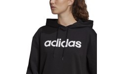 Adidas Women's Sweatshirt W Lin Ov Hoodie Black GL0765