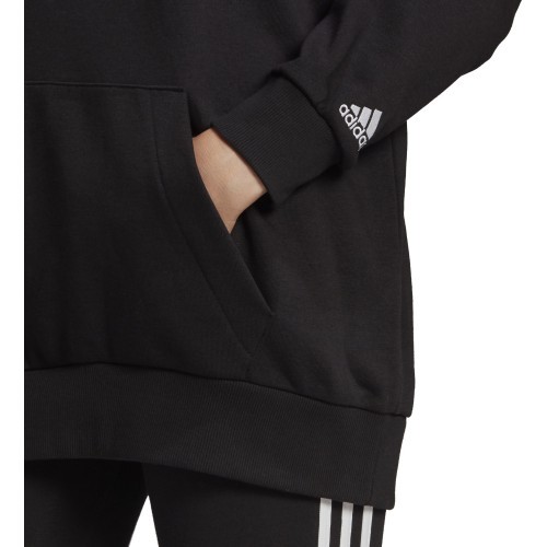 Adidas Women's Sweatshirt W Lin Ov Hoodie Black GL0765