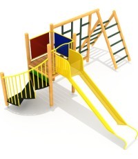 Wooden Kids Playground Model 10-B