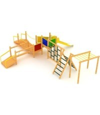 Wooden Kids Playground Model F