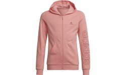 Толстовка для девочек Adidas G Lin Fz Hoodie Pink HE1968
