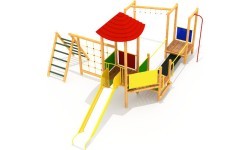 Wooden Kids Playground Model 2-C