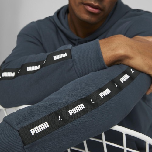 Puma vīriešu džemperis Ess+ Tape Hoodie Navy 847385 16