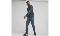 Мужская толстовка Puma Ess+ Tape Hoodie Navy 847385 16