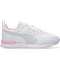 Кроссовки подростковые Puma R78 SL Jr White Pink 374428 04