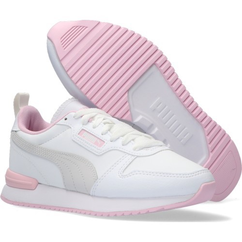 Puma R78 SL Jr pusaudžu apavi White Pink 374428 04