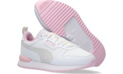 Кроссовки подростковые Puma R78 SL Jr White Pink 374428 04