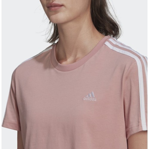 Adidas Women's W 3s Crop Tee Blouse Pink HF7245