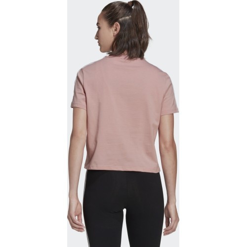 Женская блузка Adidas W 3s Crop Tee Pink HF7245