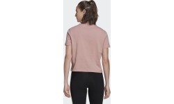 Adidas Women's W 3s Crop Tee Blouse Pink HF7245