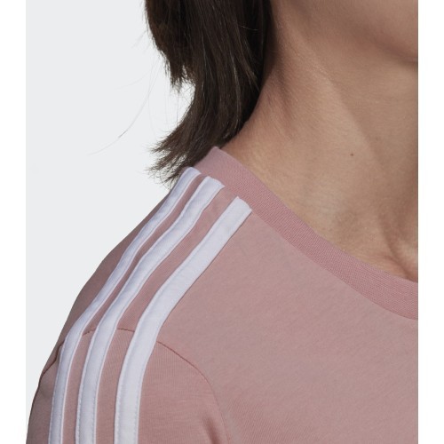 Adidas Women's W 3s Crop Tee Blouse Pink HF7245