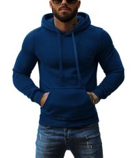 Мужской флисовый джемпер J.Style, тёмно-синий 68B2009-66