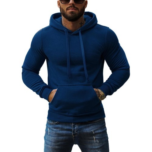 J.Style Men's Fleece Sweatshirt Navy 68B2009-66