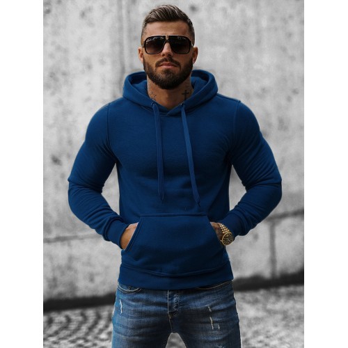 Мужской флисовый джемпер J.Style, тёмно-синий 68B2009-66