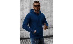 J.Style Men's Fleece Sweatshirt Navy 68B2009-66