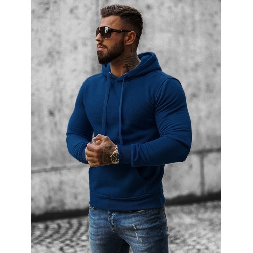 J.Style Men's Fleece Sweatshirt Navy 68B2009-66