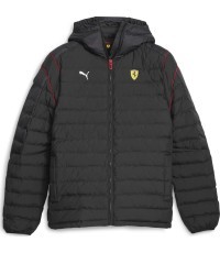Мужская куртка Puma Ferrari Race MT7 Ecolite чёрная 620934 01