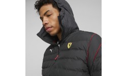 Мужская куртка Puma Ferrari Race MT7 Ecolite чёрная 620934 01