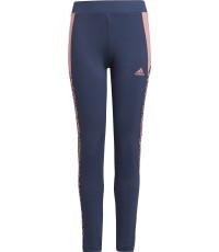 Adidas legingi meitenēm G Leo Tig Navy GN1449
