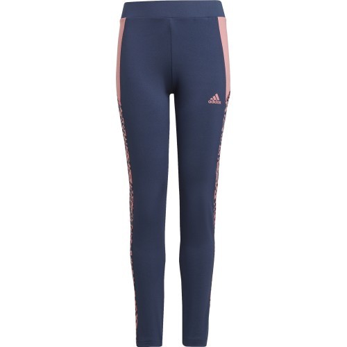 Adidas G Leo Tig Leggings for Girls Navy GN1449