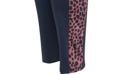Adidas G Leo Tig Leggings for Girls Navy GN1449