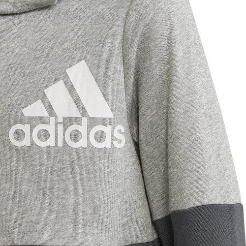 Толстовка подростковая Adidas U CB Hoodie серая HN8564