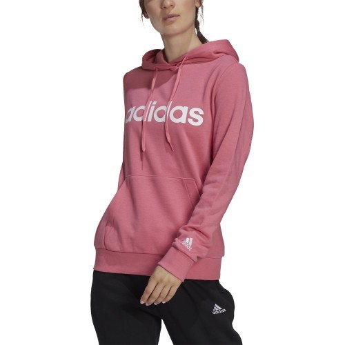 Adidas W Lin FT Hood Women's Sweatshirt Pink H07801