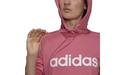 Женский свитшот Adidas W Lin FT Hood розовый H07801