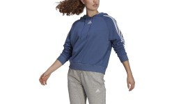 Adidas W 3S sieviešu džemperis ar kapuci zils GL1461