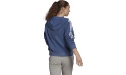 Женская толстовка с капюшоном Adidas W 3S синяя GL1461