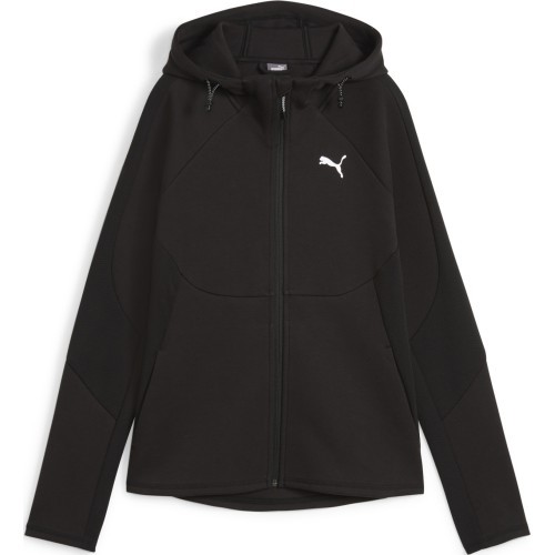 Женская толстовка Puma Evostripe FZ с капюшоном черная 677878 01