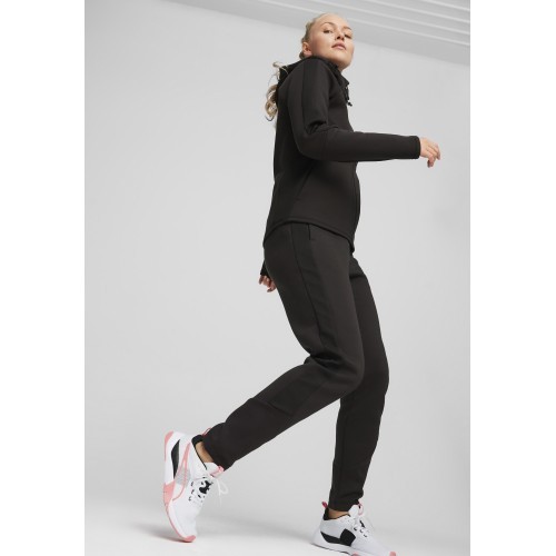 Женская толстовка Puma Evostripe FZ с капюшоном черная 677878 01
