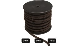 Melna Commando virve 5 mm (70 m)