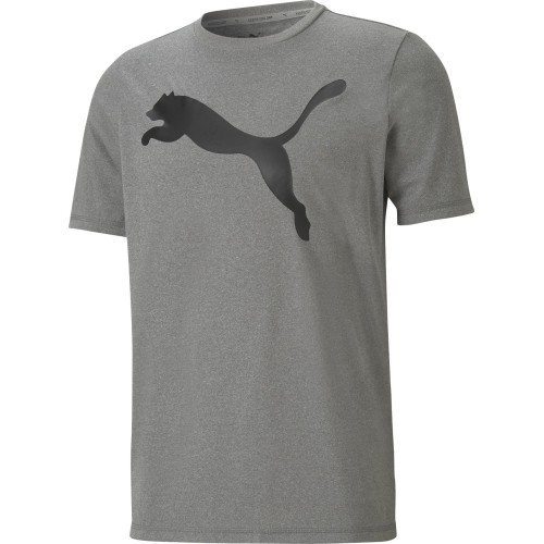 Puma Active Big Logo Tee Men's T-Shirt Grey 586724 09