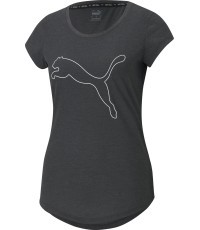 Puma Performance Heather Cat Tee sieviešu krekls, pelēks 520320 07