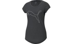 Женская футболка Puma Performance Heather Cat Tee, серая 520320 07