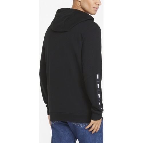 Мужской свитшот Puma Ess+ Tape Full-Zip Black 848768 01