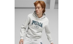 Puma Squad Hoodie Men's Sweatshirt Fl Grey 676017 04