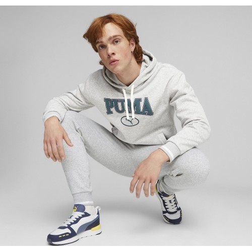 Мужская толстовка Puma Squad Hoodie Fl Grey 676017 04