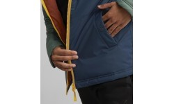 Куртка мужская Puma Colourblock с капюшоном синяя оранжевая зелёная 849346 64
