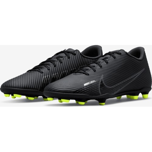 Nike Vapor 15 Club Fg/Mg vīriešu futbola apavi, melni DJ5963 001