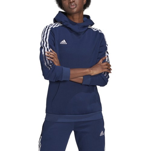 Adidas Tiro21 sieviešu džemperis ar kapuci, tumši zils GK9678