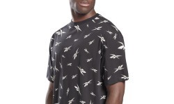 Reebok vīriešu T-krekls Te Aop Vector Tee Black GL3142