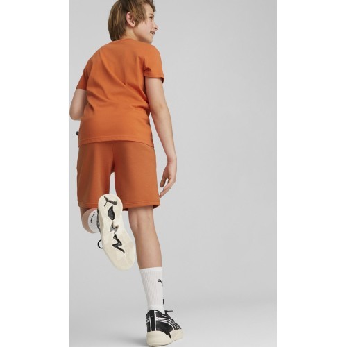 Puma Ess+ 2 Col Logo Tee Junior T-shirt Orange 586985 95