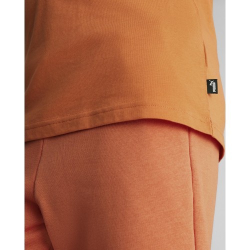 Puma Ess+ 2 Col Logo Tee pusaudžu T-krekls oranžs 586985 95