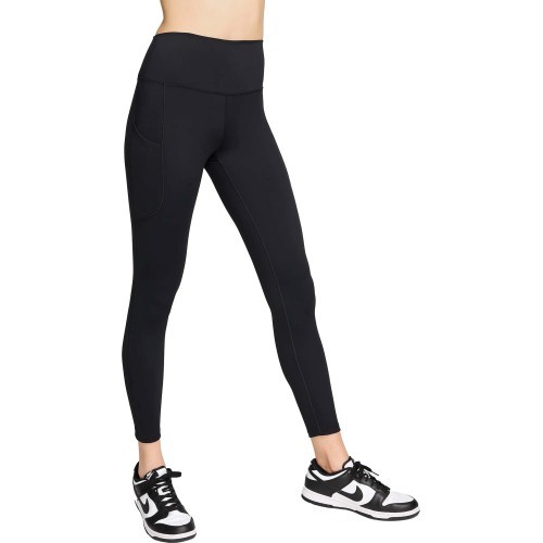 Женские тайтсы Nike Dri-FIT One HR 7/8 Pkt, чёрные, FN3241 010