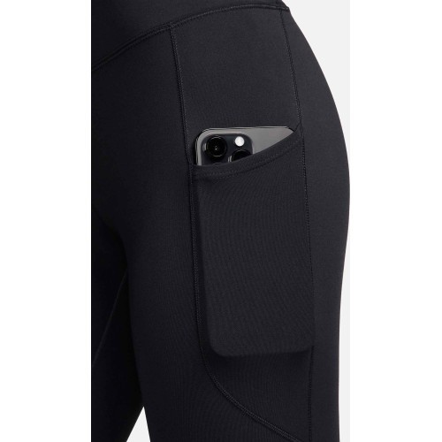 Nike Dri-FIT One HR 7/8 Pkt sieviešu legingi, melni, FN3241 010